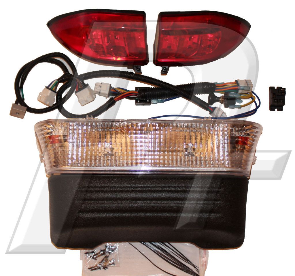 Club Car Precedent Golf Cart Headlight and Tail Light Kit Gas