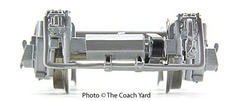 Coach Yard 0534 Passenger Car 2 Axle F B Trucks for at SF HW Bag RPO