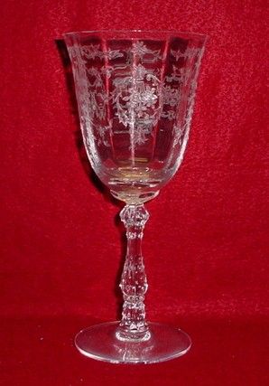 Fostoria Crystal Navarre 6016 pttrn Water Goblet