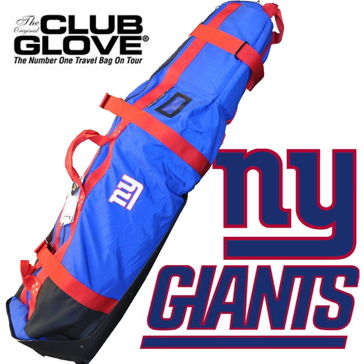 New York Giants Golf Club Travel Bag Club Glove Burst Proof II Great