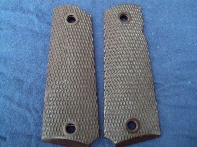 wwii 1911 45 colt pistol plastic grips