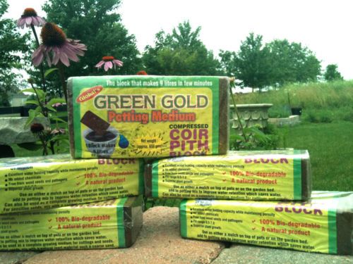  Garden Coir Mulch in Brick Form 5 Bricks