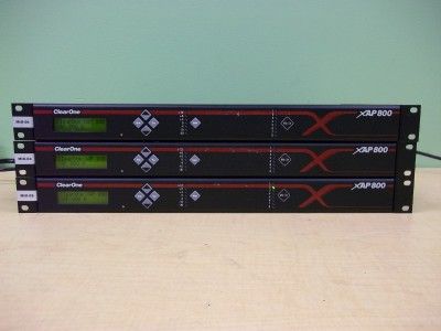 Lot of 3 ClearOne XAP 800 XAP800 Audio Teleconferencing System