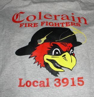 Colerain Fire Fighters IAFF AFL CIO Local 3915 Extra Large Tee Shirt