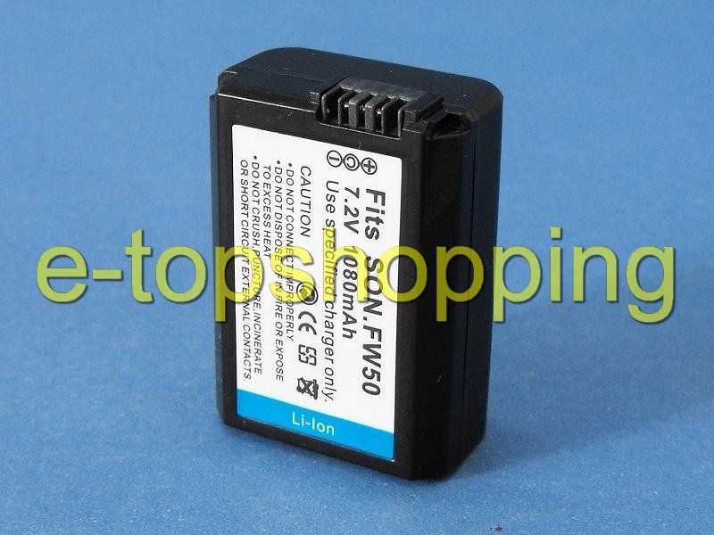 Battery Charger Sony NP FW50 NPFW50 BC VW1 BCVW1 Alpha NEX 3 NEX 5 NEX