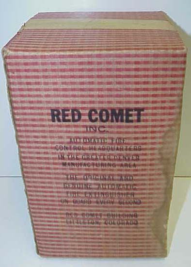 Red Comet IN UNOPENED BOX Grenade CM 7 Extinguisher NOS MIB Ceiling