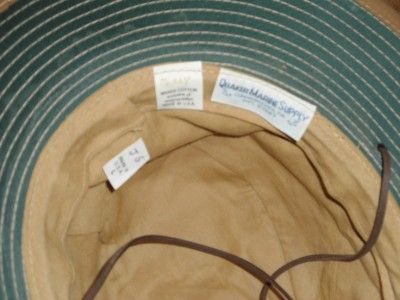 QUAKER MARINE WIDE BRIM HAT  CONSHOHOCKEN U.S.A