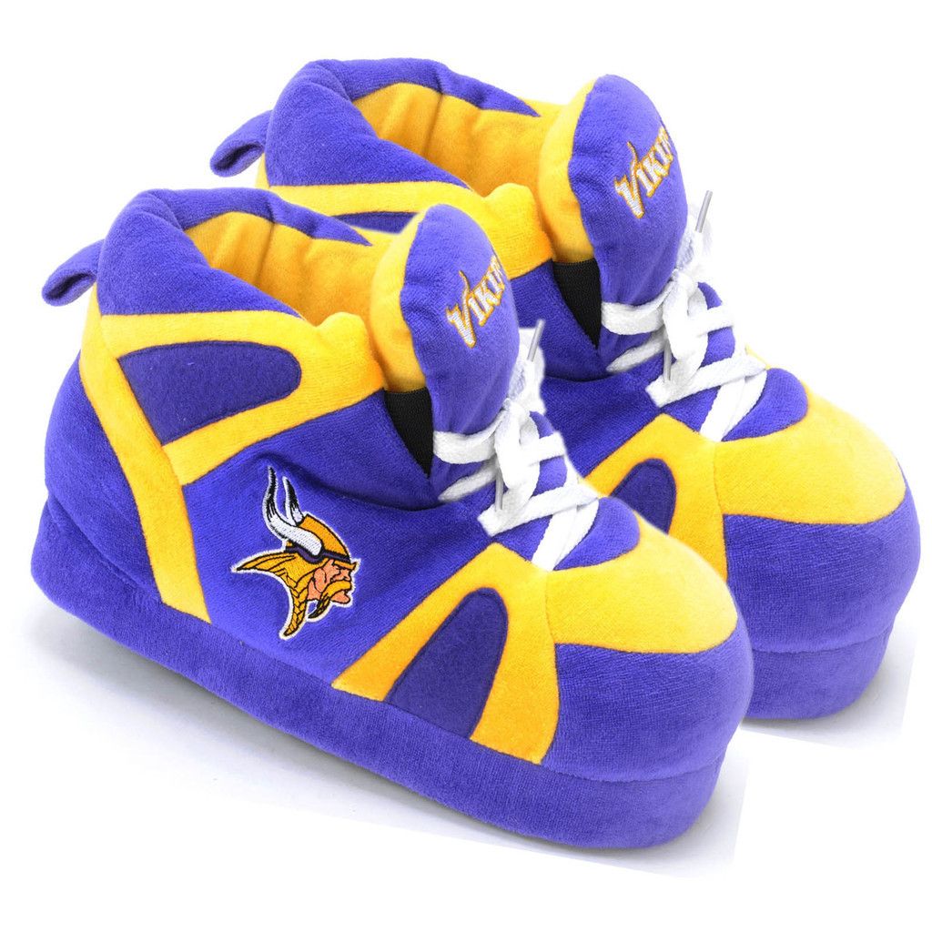  Vikings Slippers Mens Womens NFL Comfy Feet Sneaker House Shoes