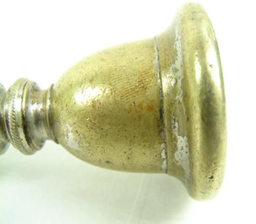  Mouthpiece Brass Antique Silver Colored Accents Horn Mouth Piece