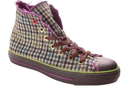 Converse Chuck Taylor Product Red Kaiser Chief Plaid Hi