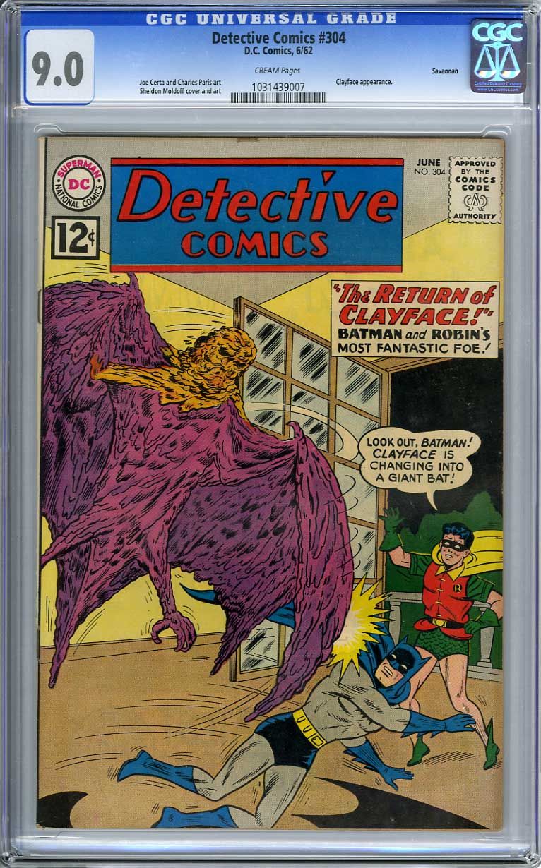 DETECTIVE COMICS #304 (D.C. Comics, June 1962) Joe Certa and