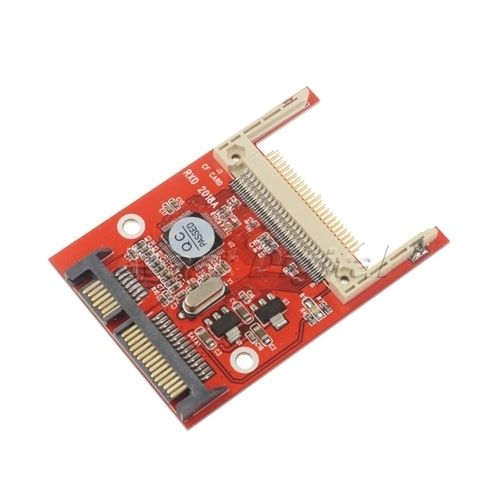 CF Compact Flash Type I II to 2 5 SATA Serial Adapter