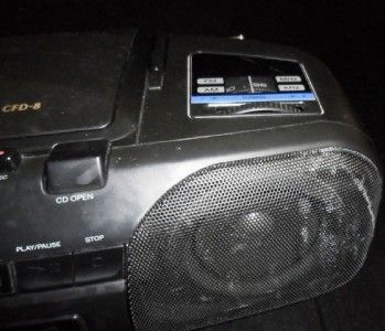 Sony CD Radio Cassette Corder CFD 8 Player Radio Works