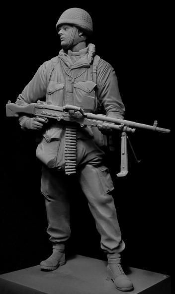 200mm Parachute Regiment GPMG Gunner Falklands by M Corry