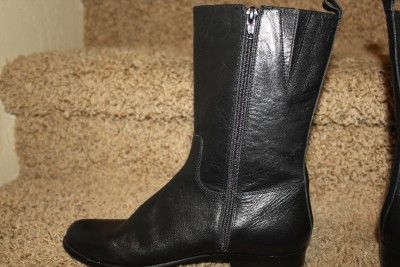 corso como shepparton mid calf boot black womens size 6 new