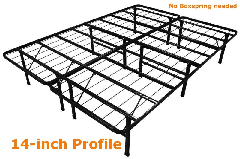 Steel Bed Frame Mattress Boxspring Box Spring Full