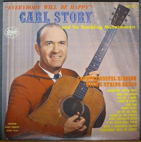 Carl Story Country Gospel Banjo Starday 137 Orig M