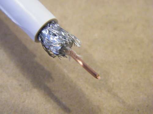  Approved RG6 Coaxial with solid 100% copper center conductor 18 Gauge