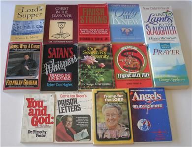 14 Lot Religious Christian Tramp for The Lord Prayer Passover TPB PB