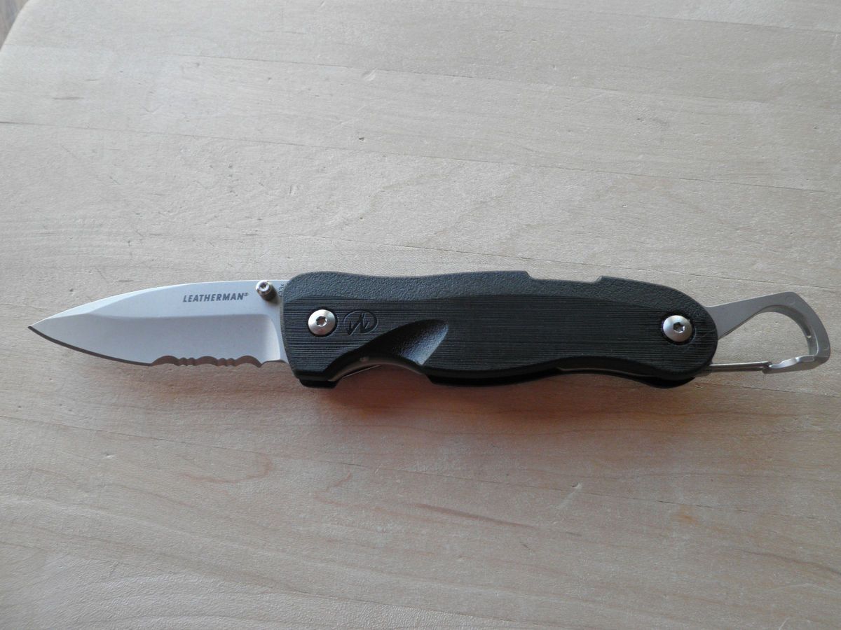 NTSA Leatherman C33X Crater Folding Linerlock Knife