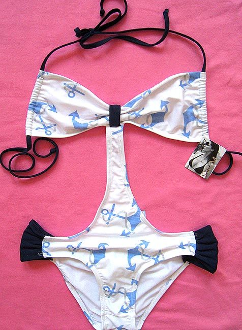 Victorias Secret Anchors One Piece Monokini Swimwear Swimsuit Bathing