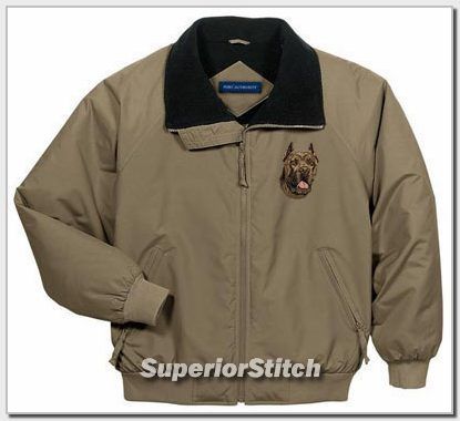 cane corso embroidered challenger jacket free personalization