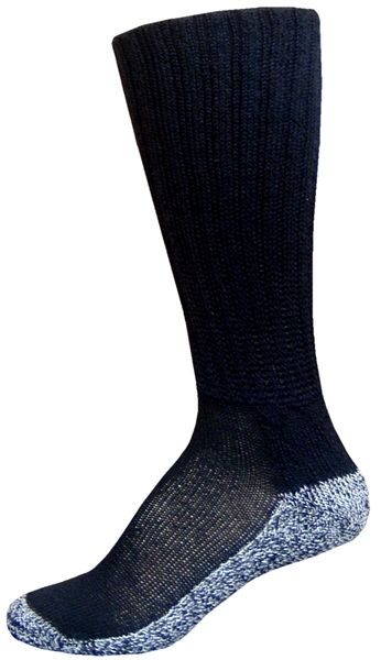 Diabetic Care Socks Black Crew 1pair