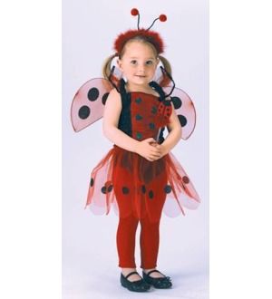 costume includes tutu wings antennae wand marabou trim tote bag