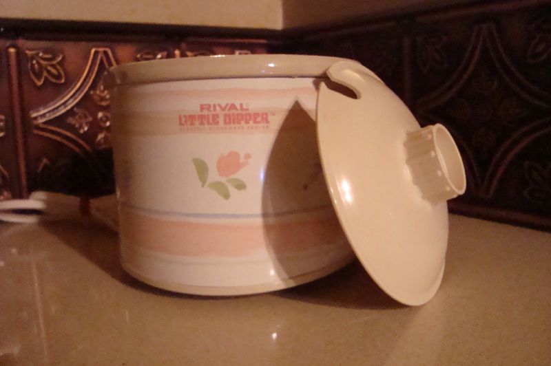 Rival Crock Pot Stoneware Little Dipper Model 3204D