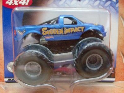 Hot Wheels 4x4 Sudden Impact Monster Jam RARE VHTF