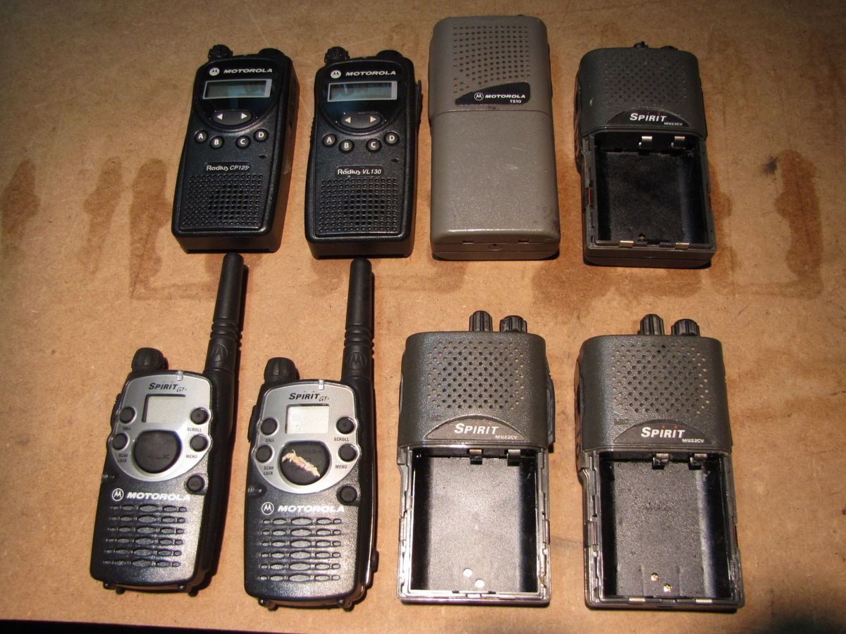 MOTOROLA SPIRIT TS10 CP125 UHF TECH SPECIALS