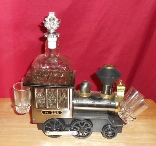 Royal Crown Train Whiskey Musical Decanter