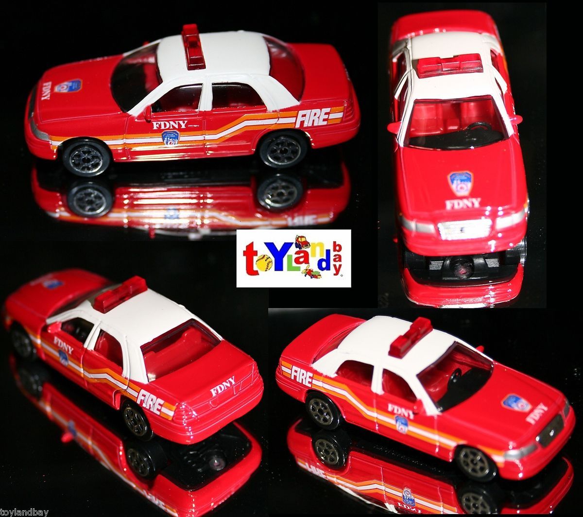 FDNY New York City Fire Chief Car Ford Crown Victoria 1 64 scale