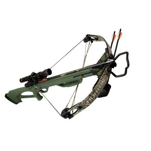 Green Horton Brotherhood Hunting Crossbow w Scope Package