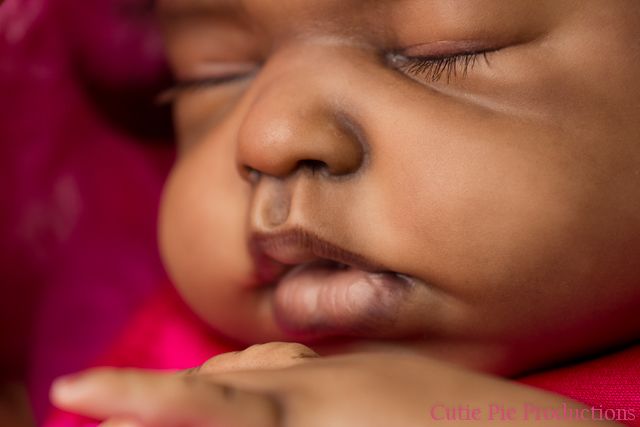 Carolina is a very snuggly baby and will just melt in your arms