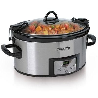 Crock Pot SCCPVL610 S 6 Quart Programmable Cook Carry Oval Slow Cooker