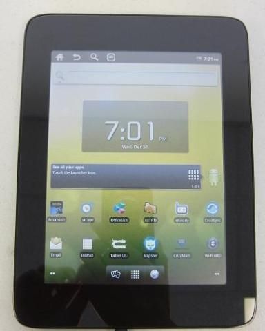 Velocity Micro T301 Cruz 7in Android 2 0 Touchscreen Tablet Black