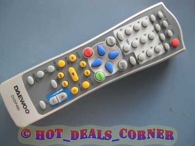 Factory Original Daewoo DVDP480 DVD Remote 14 Days Money Back