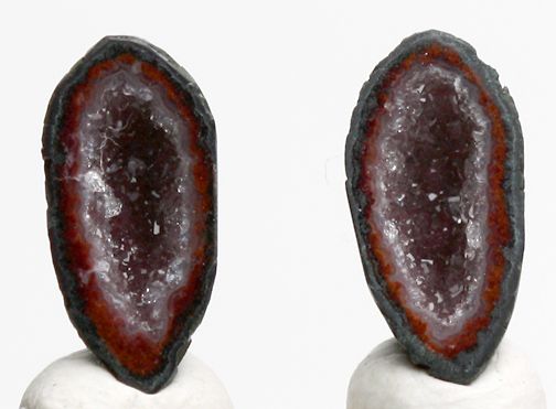 Geode Pair Crystal Cluster Tabasco Mexico Tobasco Great Wire Wrapping