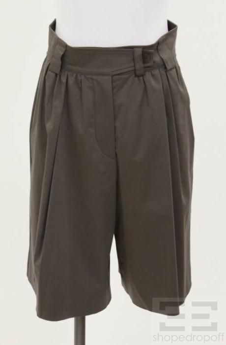 giorgio armani grey culottes size 38