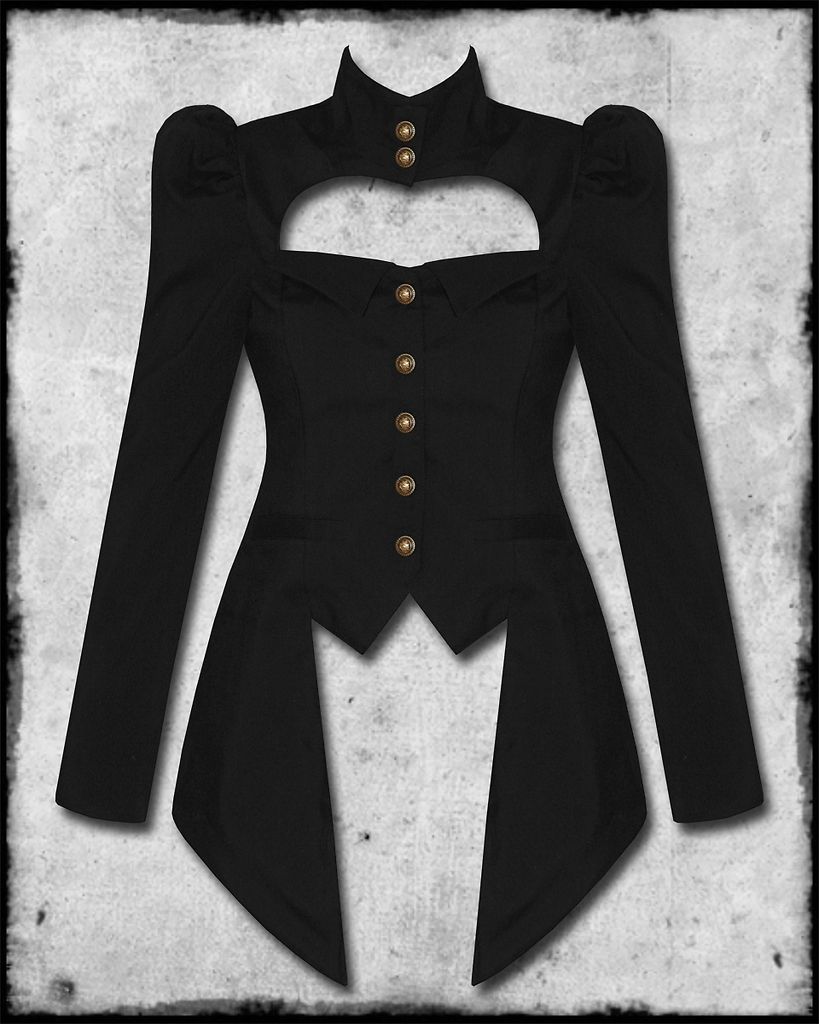 SPIN DOCTOR AMADEUS BLACK COPPER STEAMPUNK VICTORIAN GOTH LADIES