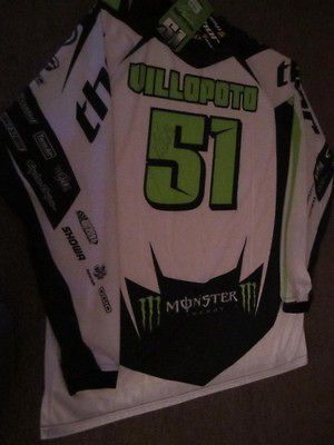  NEW 2008 Signed THOR *CUSTOM* AMA Supercross Jersey COA+PROOF