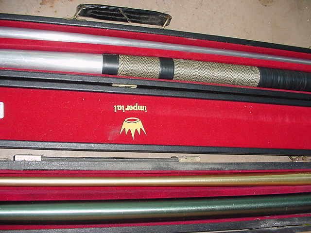 Vintage Old Aluminum Billiard Cue Pool Sticks