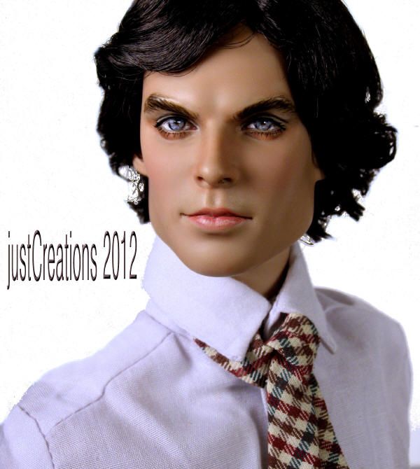 Tonner Damon Salvatore 17 inch doll was used as a starting point to