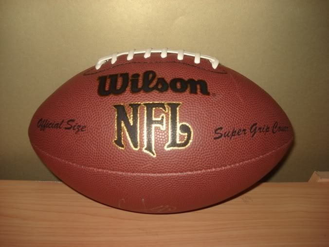 Cris Carter Autographed Wilson NFL Football Auto