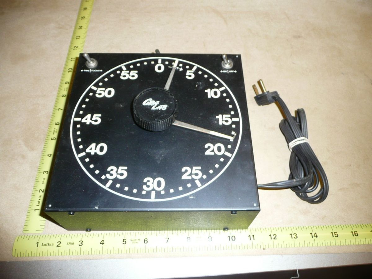 Gra Lab Electric Darkroom Timer Model 300 Enlarger Safelight Tested