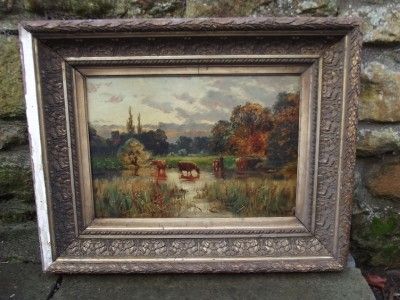 1887 British Tonalist Plein Air Landscape to $60 000