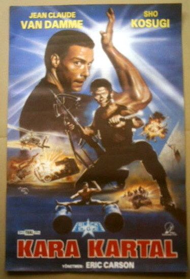 Turkish Movie Poster Black Eagle Jean Claude Van Damme