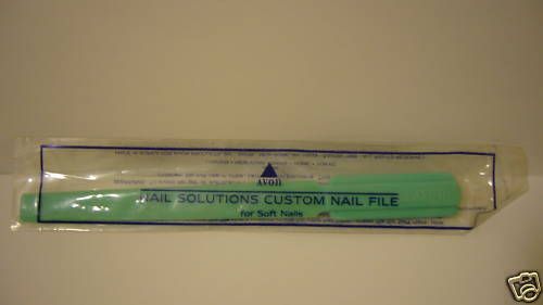 Avon Nail Solutions Custom Nail File for Soft Nails New