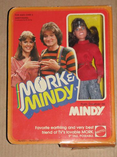 Vint 70s Mattel Mork Mindy Pam Dawber Doll Mego